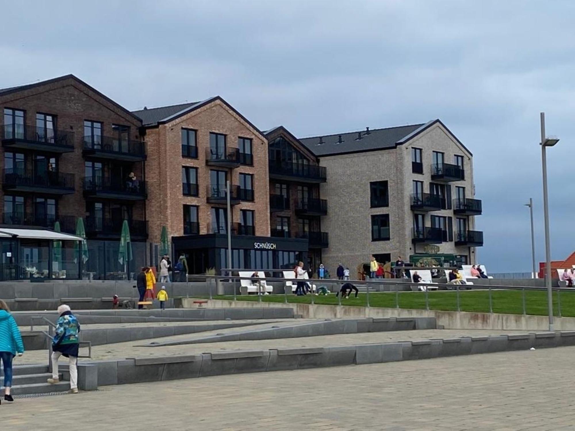 Strandkorb Buesum Exklusiv,Hafennaehe Esterno foto